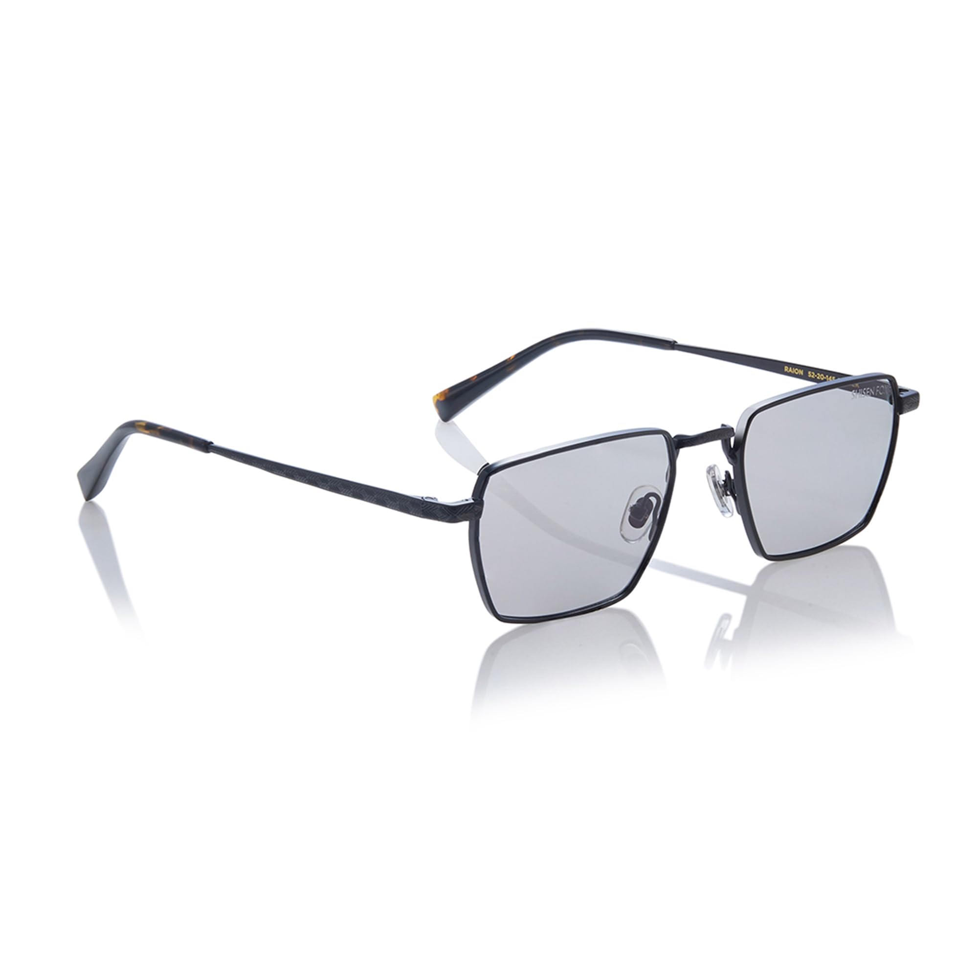 shisen fox sunglasses for Men & Women (RAION SUN) | Metal Stylish Lightweight goggles for men & Women | Sun glare glasses for Men & Women engraved with Filgree Designs-picture-15