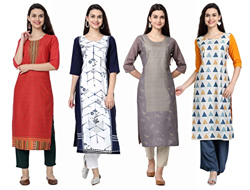 Image of Women's Crepe Straight Kurta