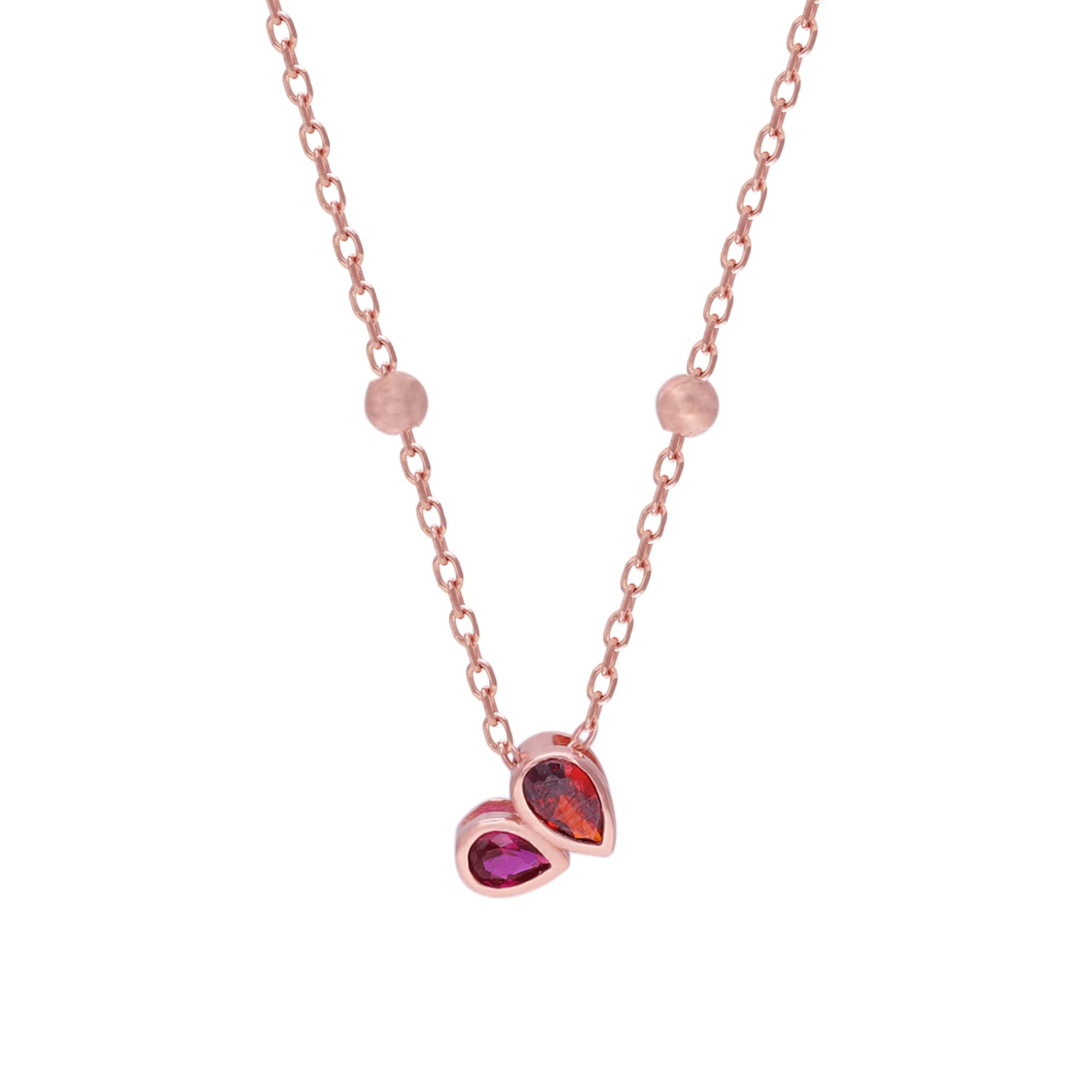 925 Silver Rosegold Crimson Heart Necklace| Gifts for Girlfriend,Pendant to Gift Women & Girls | With Certificate of Authenticity and 925 Stamp | 6 Month Warranty*-image-28