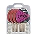 Dunlop Match 4 Player - Juego de tenis de mesa (incluye pelotas, red y postes), 4 raquetas TT y 6 pelotas de ping pong blancas, red con postes, ideal para niños y adultos, para interiores y exteriores