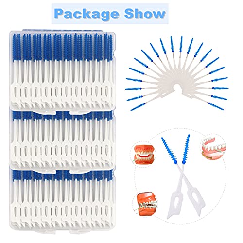 120 Pcs Disposable Interdental Brush Braces Cleaning Brush - Toothpick Dental Tooth Cleaning Tool for Oral Deep Clean Health Care… - Image 3