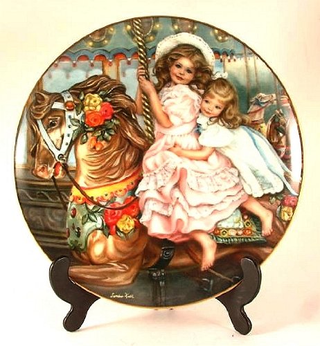 Reco Carousel Magic Plate by Sandra Kuck - Barefoot Children Collection - CP933