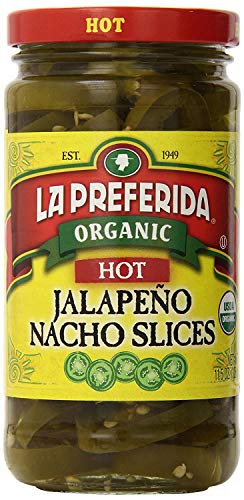 La Preferida Organic Jalapeno Nacho Slices, Hot, 11.5 Ounce (Pack of 2)