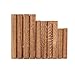 Ibnotuiy Set of 10 Wooden Handle Pottery Tools Clay Modeling Pattern Rollers Kit