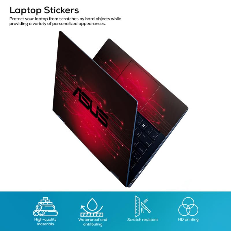 Image of Galaxsia Pattern D7 Full Vinyl Laptop Skin /Sticker /Cover for 15 to 15.6 Inches Laptops Laminated-Removable-HD Quality Compatible for Hp-Dell-Sony-Lenovo-Asus etc.(15x10 Inches)