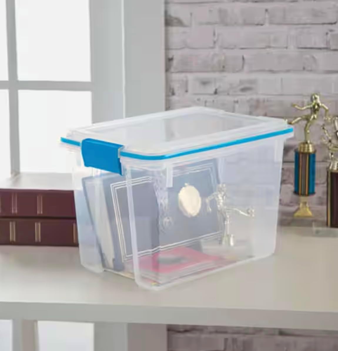 20 Quart Gasket Box with Clear Base (Pack of 6) GE34132