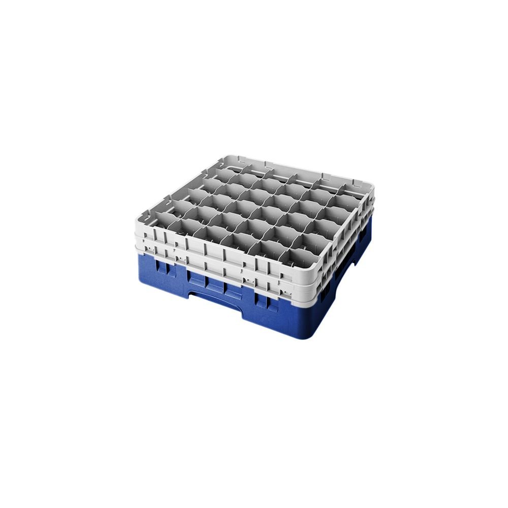 Camrack Glass Rack, W/2 Extenders, Full Size, Low Profile, 36 Compartments, 2-7/8'' Max. Dia., (4 Pieces/Unit)