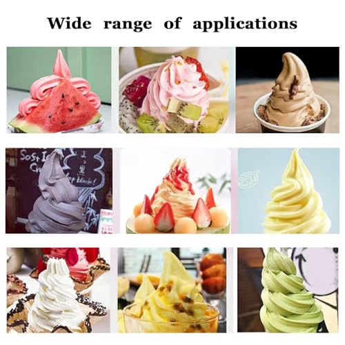 LTdlhFk Eiscreme Maker, Mini Frozen Yogurt Machine Für Kinder, Home DIY Kitchen Automatic Mini Fruit Soft Serve Ice Cream Machine, 1l Kapazität – Bild 7