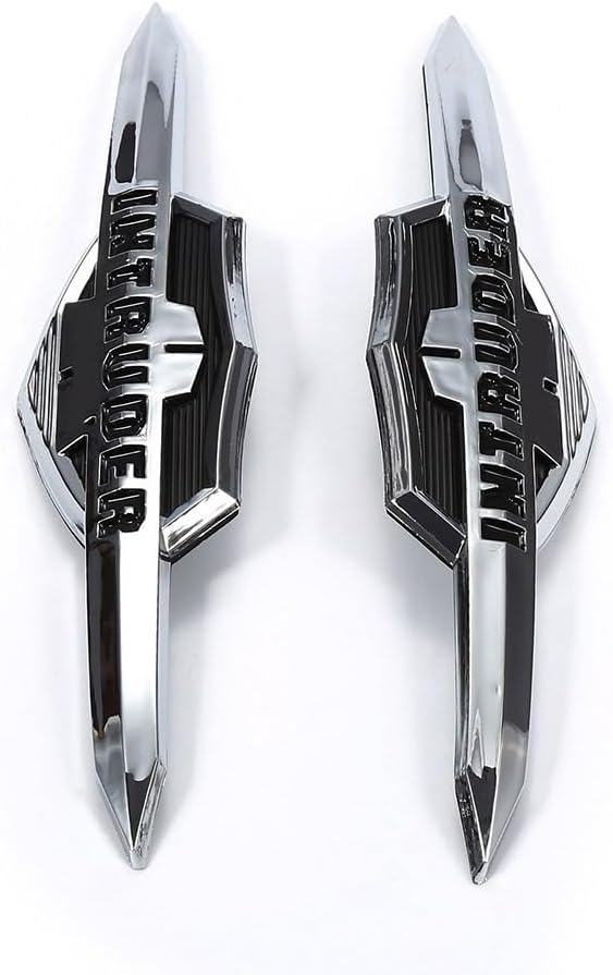 Motorcycle Fuel Oil Gas Tank Pad Motorcycle Sticker for Suzu&ki Intruder VL400 VL800 LC1500 Volusia Gas Tank Emblem Badge Chrome Fuel Gas Tank Decal