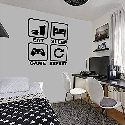 Vinilos decorativos gamer, 4 piezas, diseño controlador miniatura 5