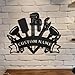 Personalized Workshop Metal Sign, Custom Tools Wall Decor, Garage Name Decoration,Custom Tools Centerpiece, Repair Tools Decoration (Style 2)