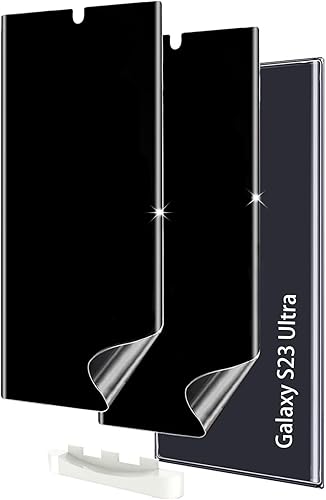 YEUEZHY Protector de pantalla de privacidad para Samsung Galaxy S23 Ultra (no de vidrio), pelĂcula protectora de TPU flexible negra, cobertura YEUEZHY Protector de pantalla de privacidad para Samsung Galaxy S23 Ultra (no de vidrio), pelĂcula protectora de TPU flexible negra, cobertura