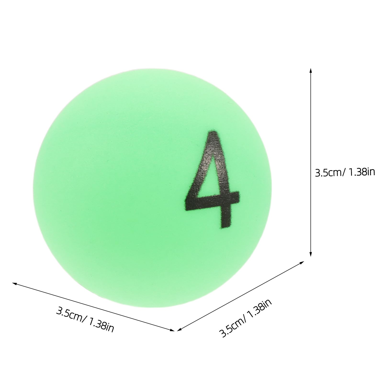 Toyvian 100 pelotas de ping pong numeradas a granel, pelotas de tenis de mesa numeradas a granel, bingo de lotería de plástico de 35 mm para rifa y para noche de juegos, carnaval, máquinas