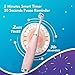 FUMEIKANG Kids Electric Toothbrushes Sonic Rechargeable Tooth Brush Gifts for Boys and Girls Smart Timer Power Toothbrush - Blue 3 4 5 6 7 8 9 10 11 12 (Blue)