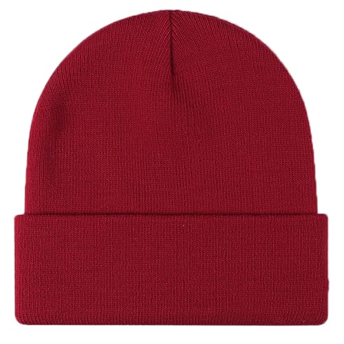 Image of ZOORON Beanie for Men Women Warm Winter Hat Unisex Soft Knit Cuffed Beanie | Skull Cap, Secure fit, Suits Daily Wear, Windproof, Essential Gear for Winter Jogging & Outdoor Sports