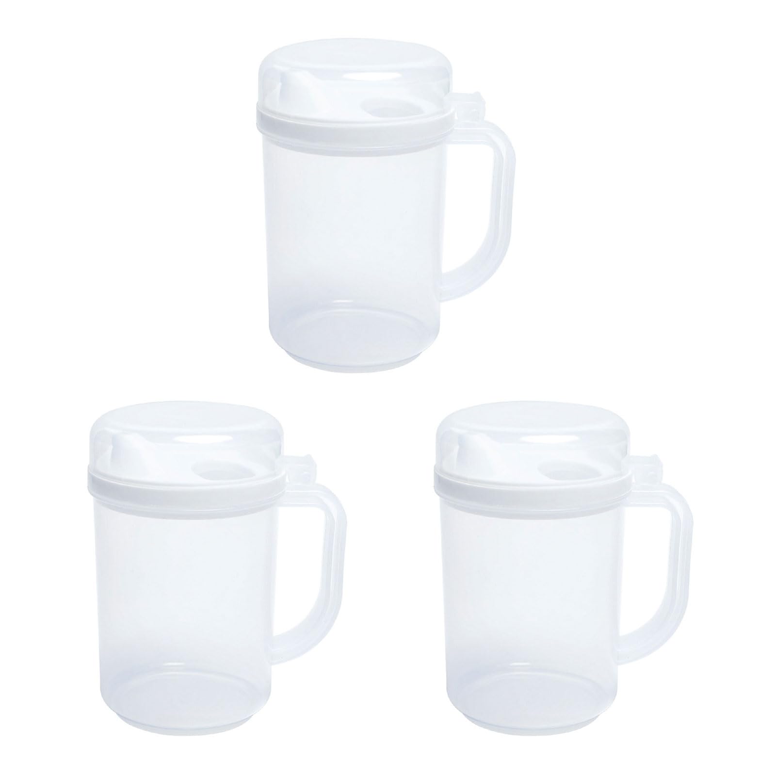 MALSSE Round Leak Proof Cooking Oil Bottle with Wide Mouths and Comfortable Grip Cooking Oil Dispenser for Home Cooks Household Kitchen Vessel