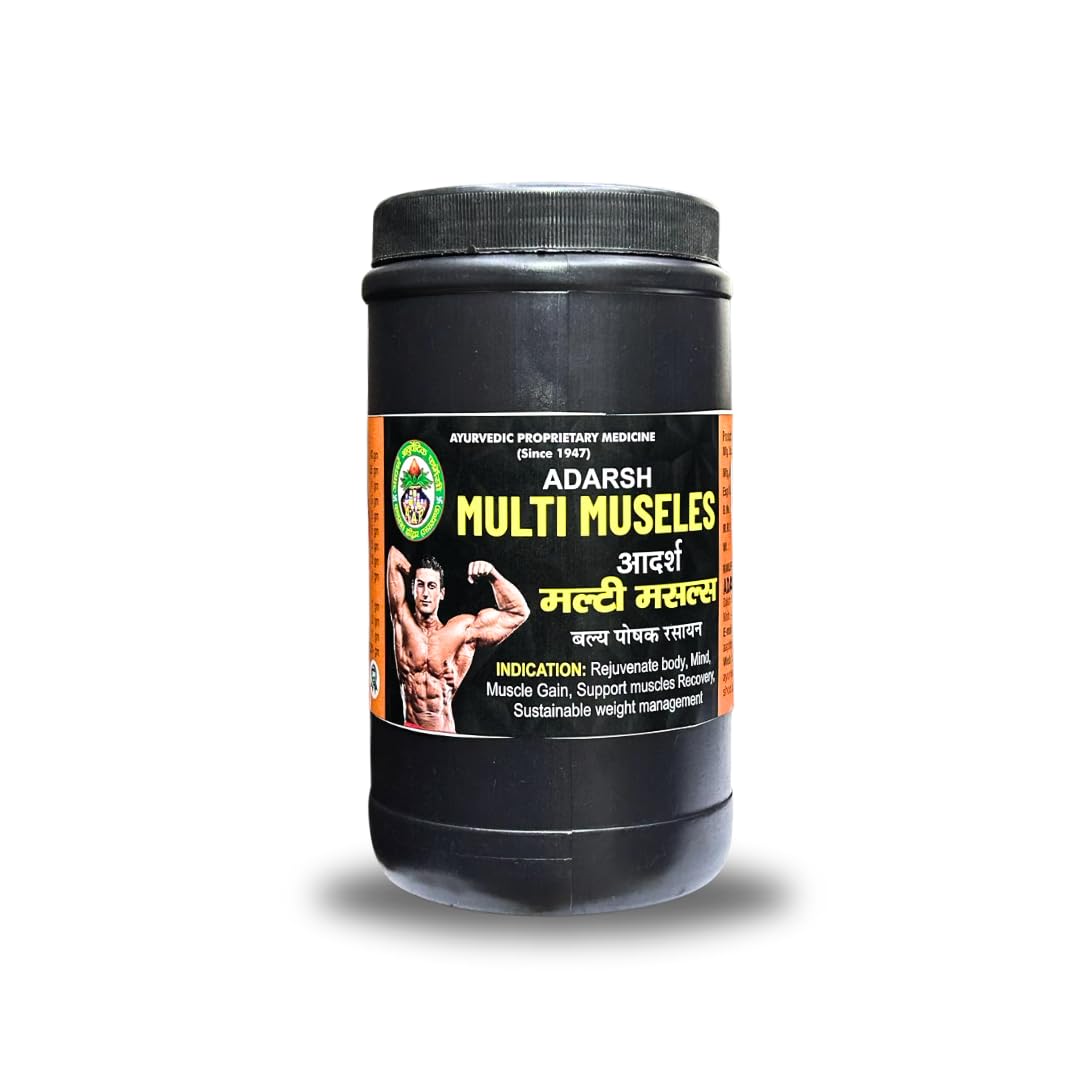 Adarsh Multi Muscles Herbal Supplement for Strength, Nourishment & Rejuvenation - 200g