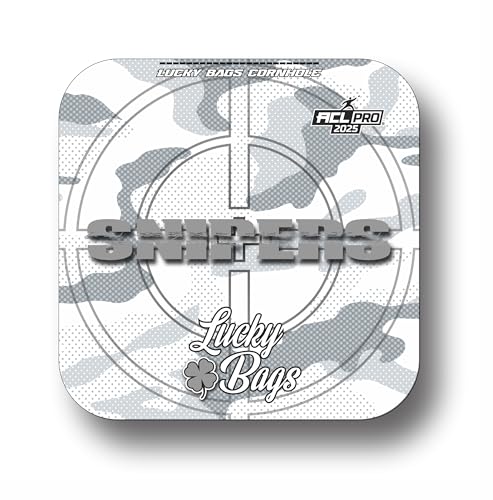 Lucky Bags Cornhole Digi Cam Snipers (White)