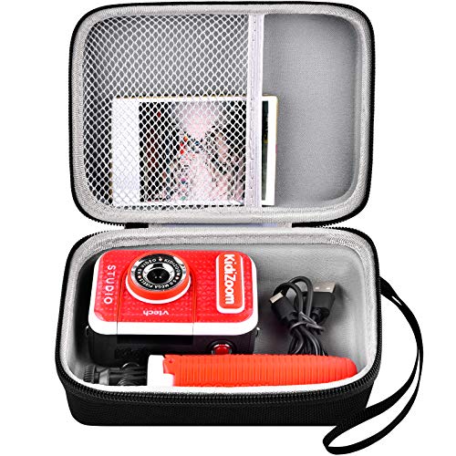 Kids Camera Case Compatible with VTech KidiZoom Creator Cam Kid Video Camera. Travel Carrying Storage Holder Fits for Tabletop Tripod Selfie Stick and Camera Accessories (Only Box)