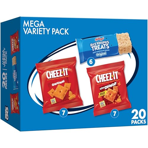 5% coupon - Kellogg's Cheez-It & Rice Krispies Treats, 20 snack bags