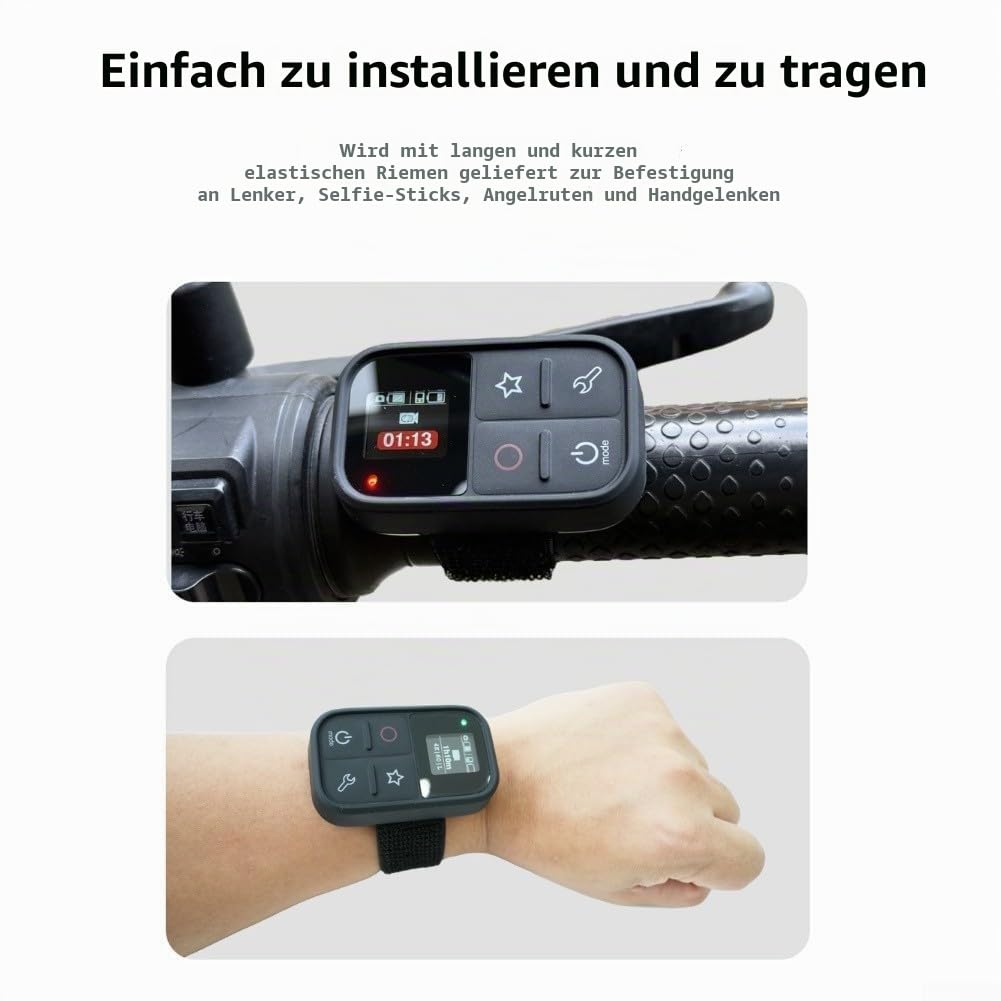 Wasserdichte Bluetooth-Fernbedienung, kompakter kabelloser Auslöser für Insta-360 X5, X4, X3, GO3S ForAcePro2 Action-Kameras