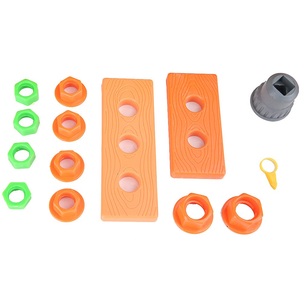 Juego de Mesa de Juguete de Reparación de Taladro Eléctrico de Simulación, Material Ecológico, Esquinas Lisas, Ejercicios de Capacidad Práctica, Ideal para Jugar en Familia