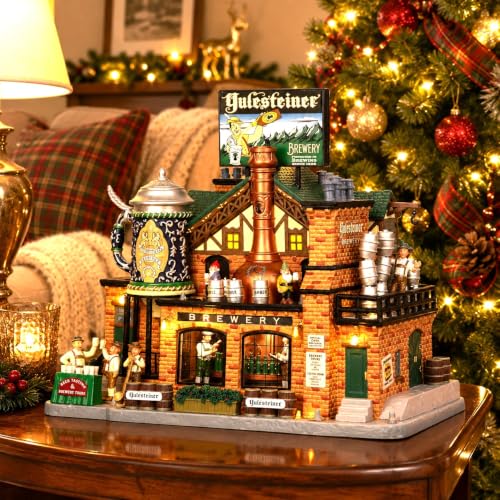 Lemax 05073-UK Caddington Village Sights & Sounds: Yulesteiner Brewery – Ansicht 3