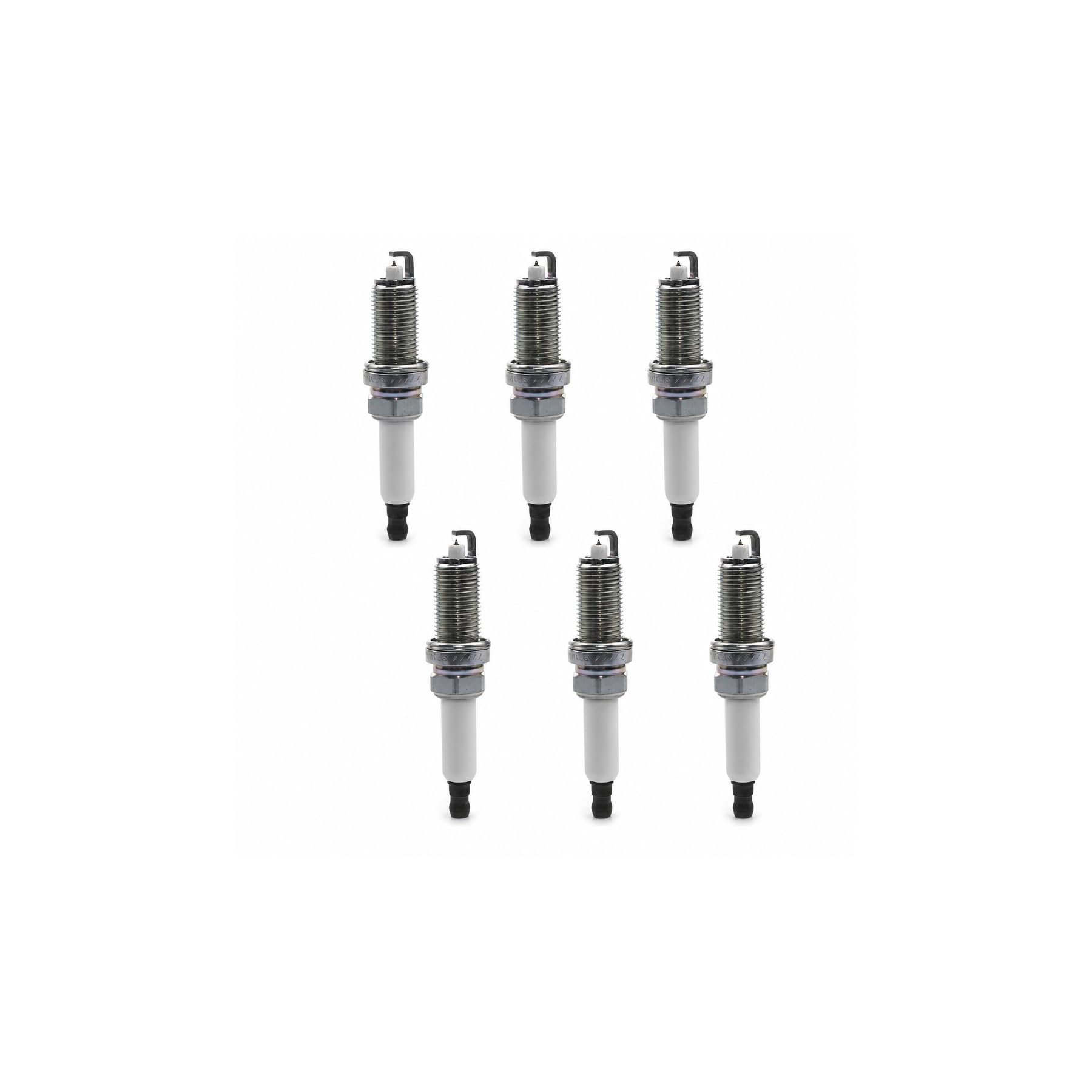 1-6X Bujía De Iridio Y Platino Para BMW 1 E81 E87 3 E90 E91 E92 5 E60 E61 6 E63 7 X1 E84 X3 E83 X5 Z4 E86 12120032137(6PCS)