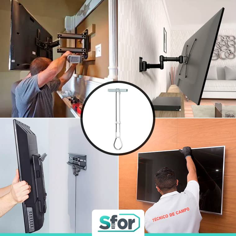 Miniatura 8 de SFOR - Paquete de 100 anclajes de palanca de 14 pulgadas con pernos - Anclajes para paneles de yeso, pernos de pared y pernos para paneles de yeso,