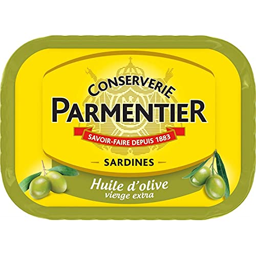 PARMENTIER - Sardines Huile Olive 135G - Lot De 4 - Offre Special