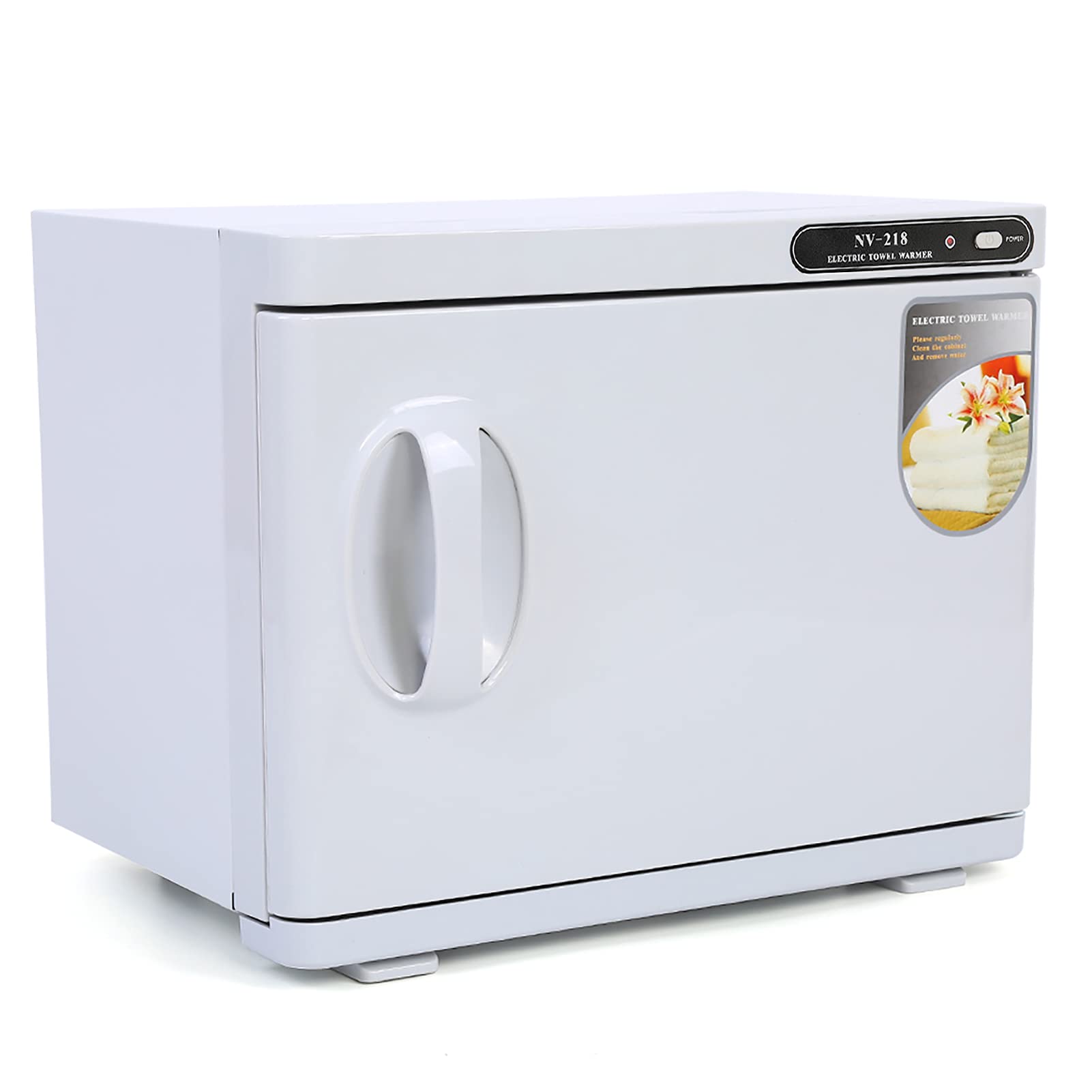 Ejoyous 2-in-1 Handtuchwärmer, Kompressenwärmer Handtuch Schran Sterilisator Sterilisationsmaschine mit Handtuchablage, für Friseursalon Kosmetikstudio Schönheitssalons
