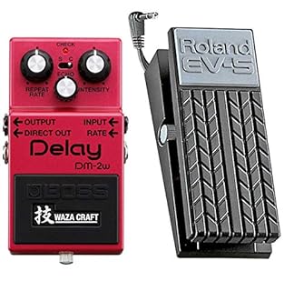 Analog Delay Pedal Waza Craft Special Edition Custom mode for clear transparent delay sound Standard/classic mode with the typical warm sound (20-300 ms delay time) + Roland EV-5 expression pedal