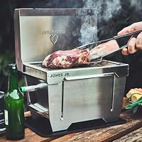 BURNHARD® Camping Gasgrill JONES Jr. Edelstahl Klappgrill mit Deckel – Ansicht 7