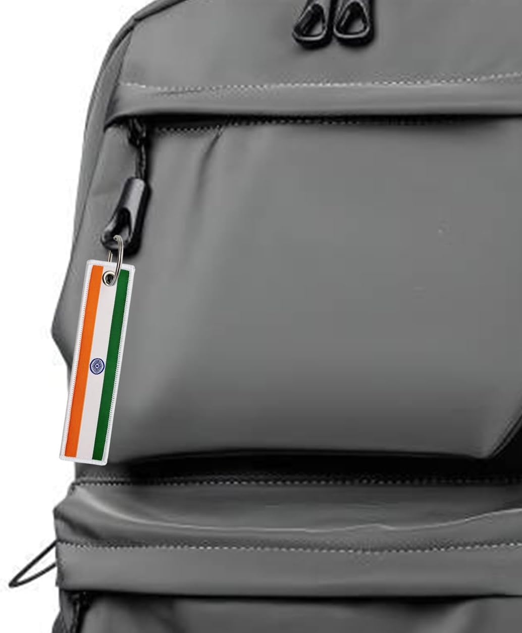 3 Pcs India Indian Country Flag Keychain,Woven label Key Chains for Car Keys,Fabric Key Chains Men and Women,Used for Various Decorations. image 5