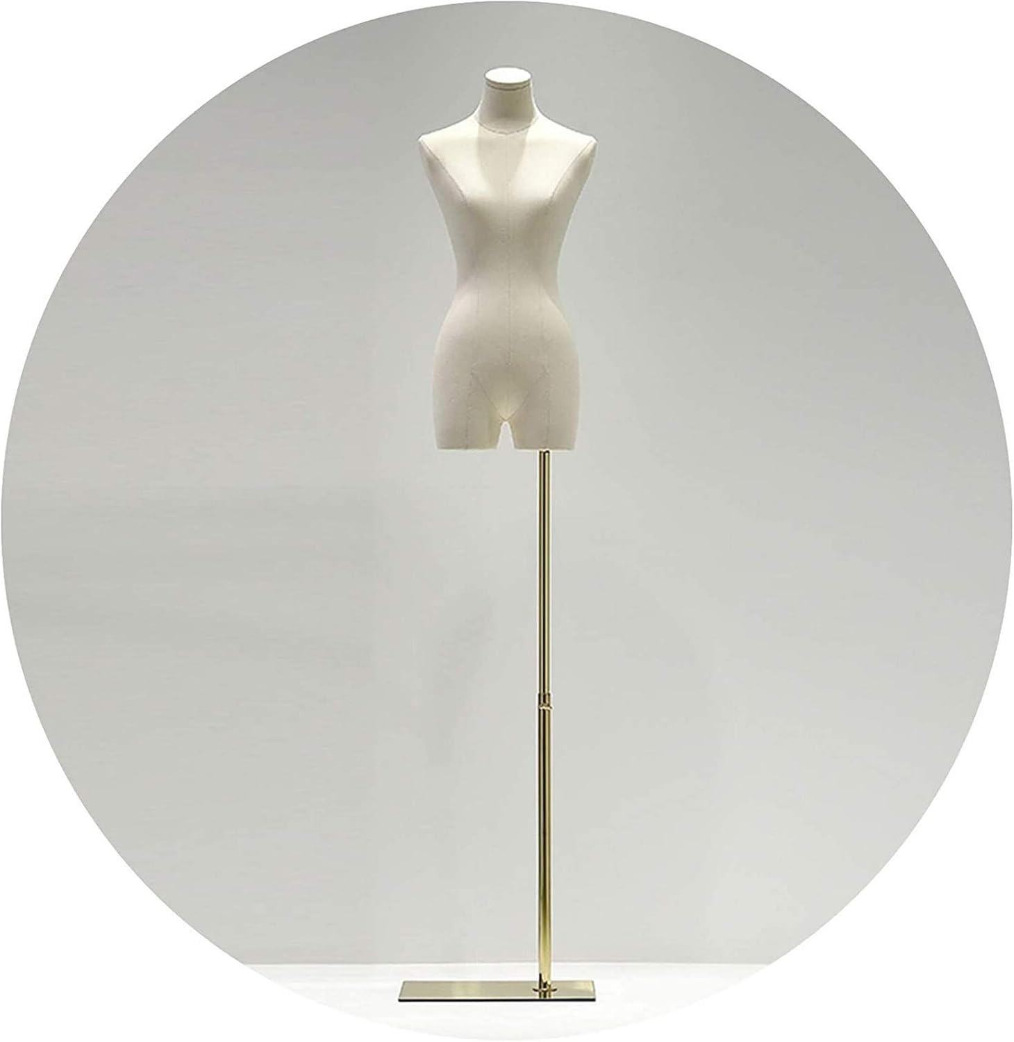 CONGRUI Mannequin Female Torso Body Clothing Store Display Stand Sewing Design Props Adjustable Dummy Model