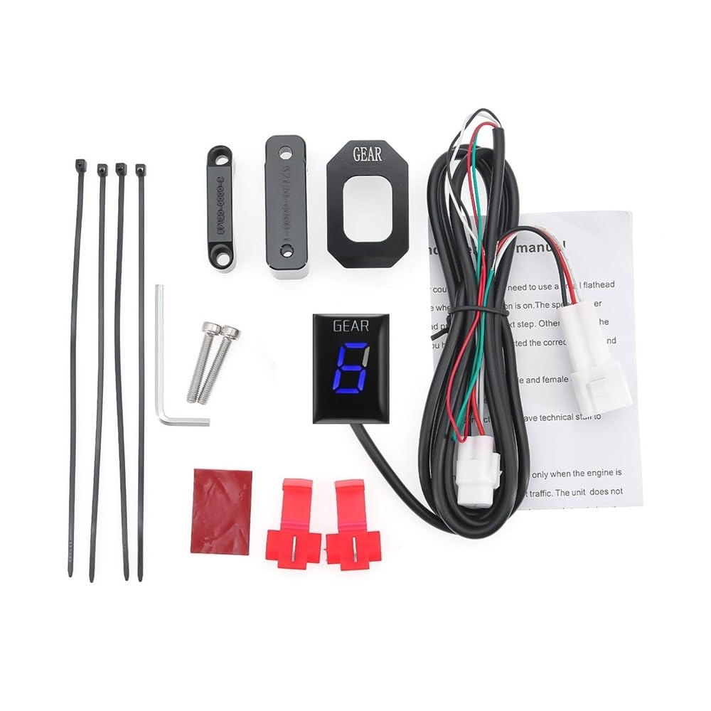 Velocità Indicatore Indicatore Di Marcia Del Motociclo Per YZF-R6 R1 TDM900 XJ6 FZ6 Per Fazer FZS1000 Display Della Ecu Montaggio Diretto A 6 Livelli