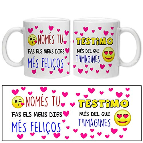 LINFORMAL Taza Només tu fas ELS meus Dies més feliços (catalán) LINFORMAL Taza Només tu fas ELS meus Dies més feliços (catalán)