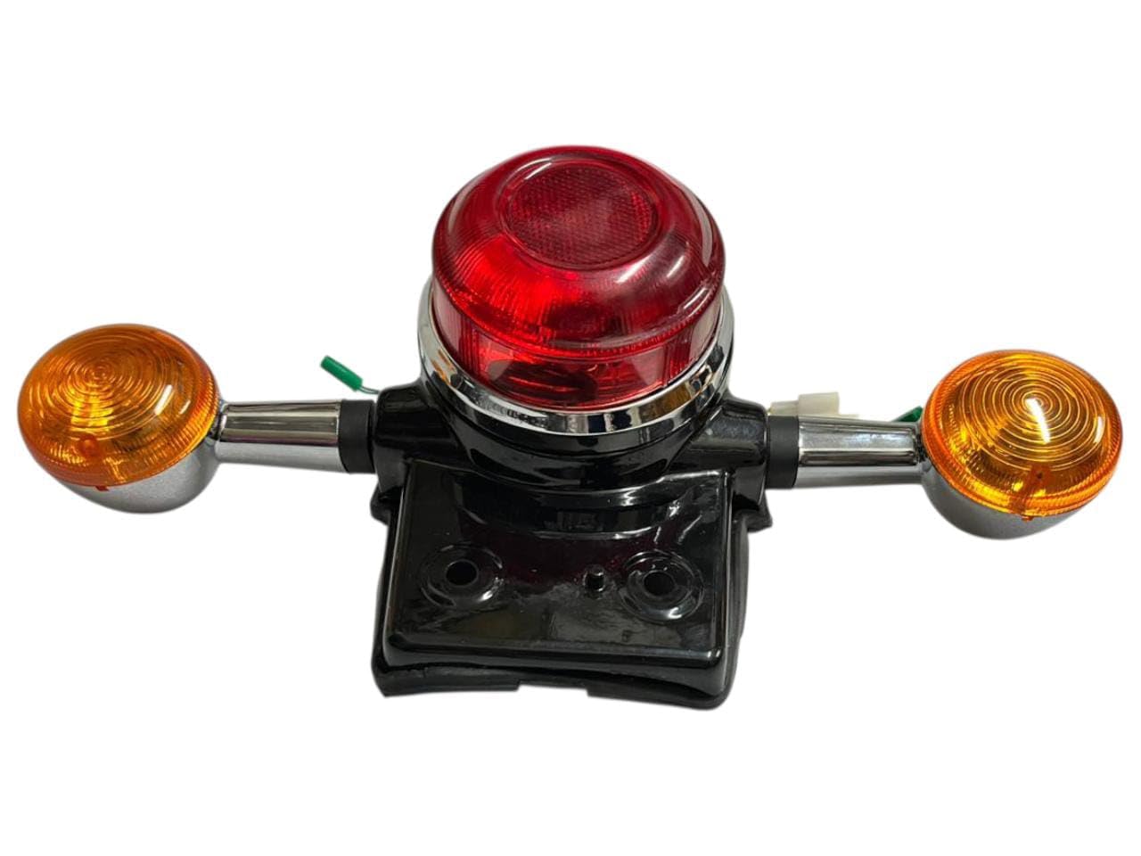 Bike Tail Light Assembly With Chromed Indocator Compatible with Reborn 350cc, (Tail Light Assembly Chrome)-image-21