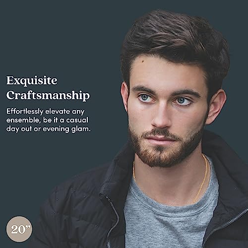 KEZEF Sterling Silver 1.5mm Figaro Chain Necklace for Women - 925 Italian Diamond Cut Chain, Available in Silver, 18K Yellow Gold, Rose Gold, 16-30 Inches2