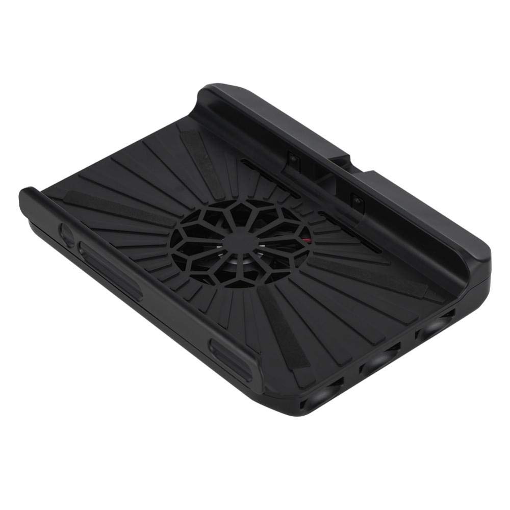 VBESTLIFE Ständer mit Kühler Lüfter,Multifunktionale Kühlung Stand Fans USB Powered Cooler Stand Cooling Pad für Schwarz