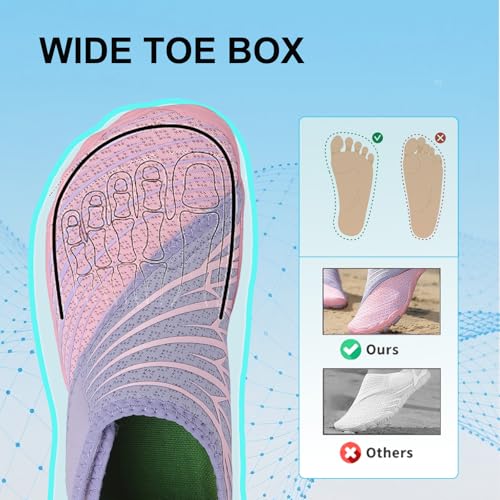 Image of Voyabarefoot Shoes for Women Men 2026 Upgrade Wide Toe Box Barefoot Hiking Sandals,Non-Slip Adjustable Water Shoes for Beach Walking Travel, Comfortable Slip On Walking Shoes