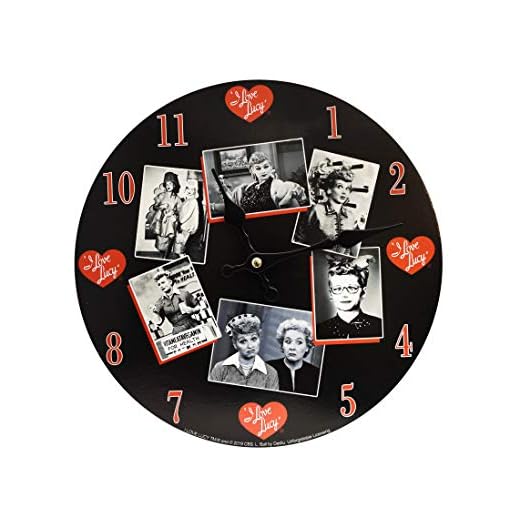 I Love Lucy Clock (I Love Lucy - Black and White Photos)