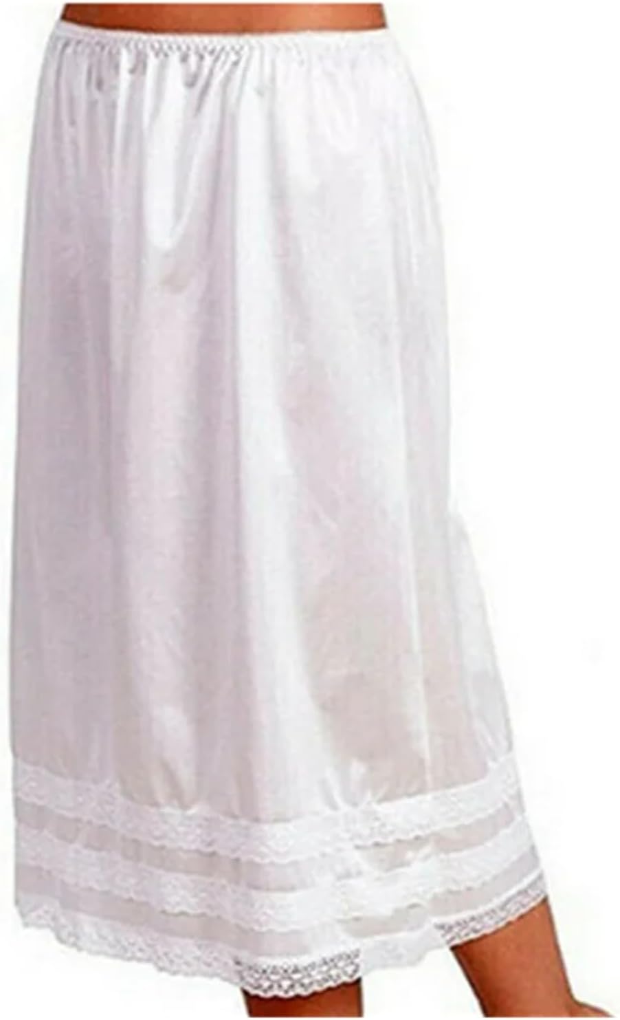Lace Underskirt For Womens Petticoat Under Dress Long Skirt Safety Female Clothes