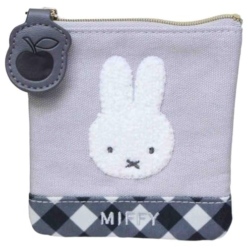 �}�����N���t�g miffy �~�b�t�B�[ �_�C�A�S�i���`�F�b�N�V���[�Y �~�j�t���b�g�|�[�`/�L�����N�^�[ �������� �R�X���|�[�` ���킢�� �M�t�g �O���[ ��W100×H100×D10mm DBM-3121