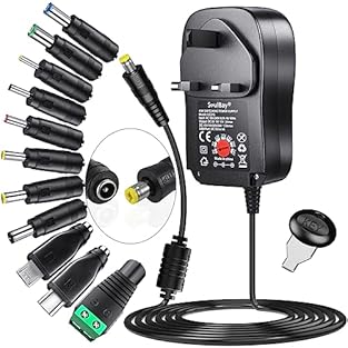 Input: AC100-240V, 0.7A, 50/60Hz. Output: 6V 9V 12V 2A max; 15V 18V 20V 24V 1.5A max. USB connection: DC 5V 1A Polarity: Inner Positive (+). Polarity is Irreversible. The 1.5 cm long cable is convenient for your needs. With full protection against ov...