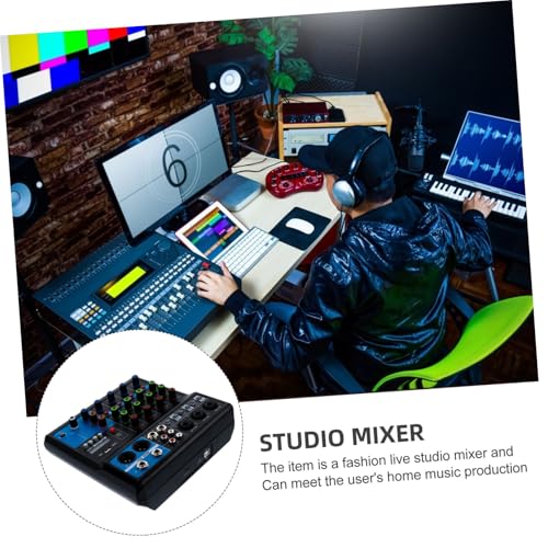 Mixeur audio Ktv voies avec processeur vocal ordinateur pour diffusion en direct