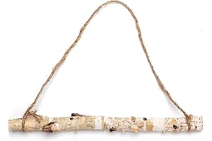 Decorative Farmhouse 15" White Birch Logs for Wall Hanging