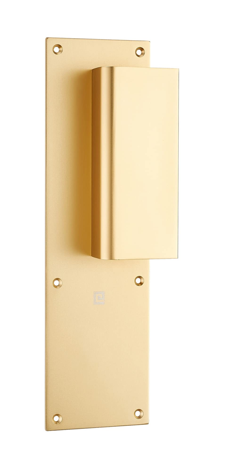 Poignée aluminium Heracles Bastille champagne 70x250mm pour porte élégante