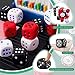 Meooeck 30 Pcs Foam Dice Stress Ball Giant Foam Dice Large Dice Big Dice Colored Dice Fake Dice Colorful Stress Toys for Teens Adults Classroom School Supplies Social Emotional Learning Anxiety Toys