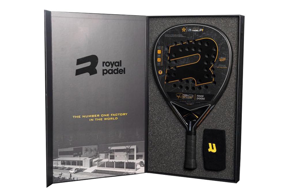 Padel Racket ROYAL PADEL R30 Pro Series | High-Performance Paddle Tennis Racquet. Premier Limited Edition. Carbon 3k. Paddle Series. Excellent Control. Pro Wristband Included.